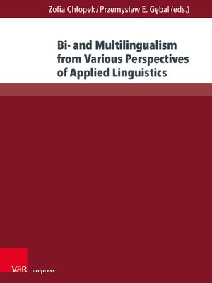 cover image of Bi- and Multilingualism from Various Perspectives of Applied Linguistics